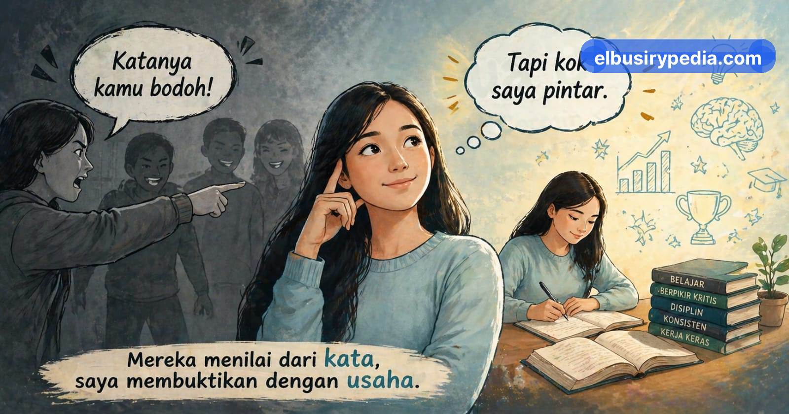 KATANYA KAMU BODOH, TAPI KOK SAYA PINTAR?